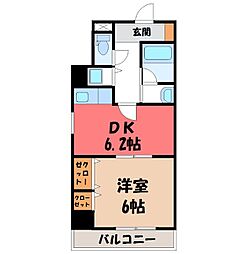 JR東北本線 宇都宮駅 徒歩4分 6階/-
