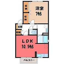 JR東北本線 宇都宮駅 バス20分 野沢寺前下車 徒歩4分 1階/-