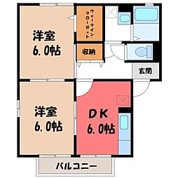 JR東北本線 雀宮駅 徒歩21分 1階/-