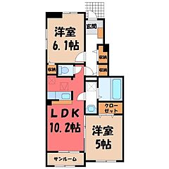 物件の間取り