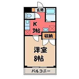 オカダハイツ II 3階/-