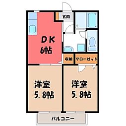 東北本線 宝積寺駅 徒歩24分