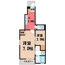 東武宇都宮線 東武宇都宮駅 4.2km 1階/-