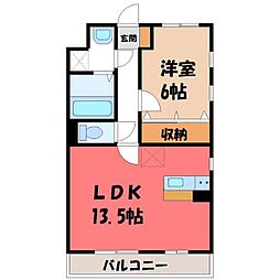 宇都宮芳賀ライトレール線 駅東公園前駅 徒歩6分 1階/-