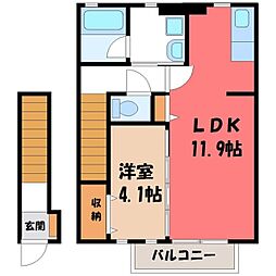 JR東北本線 宇都宮駅 バス15分 市場前下車 徒歩12分 2階/-