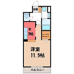 宇都宮芳賀ライトレール線 駅東公園前駅 徒歩20分 3階/-