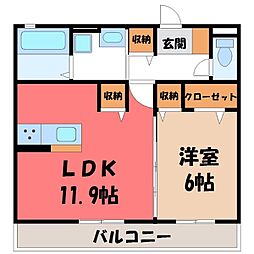 JR東北本線 岡本駅 徒歩17分