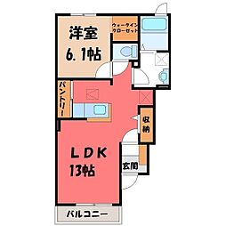 東武宇都宮線 壬生駅 徒歩19分 1階/-
