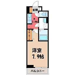 東武宇都宮線 東武宇都宮駅 徒歩5分 2階/-