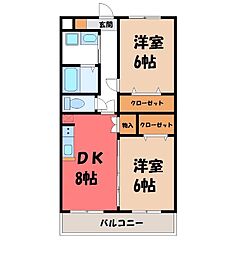 JR日光線 鶴田駅 徒歩26分