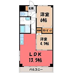 JR東北本線 宇都宮駅 徒歩19分 2階/-
