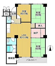 間取図画像 3SLDK