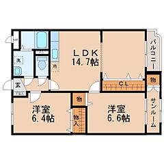 物件の間取り