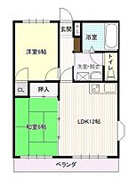 クレストスクエア 314号室 ｜ 福島県郡山市小原田4丁目（賃貸マンション2LDK・3階・51.03㎡） その2