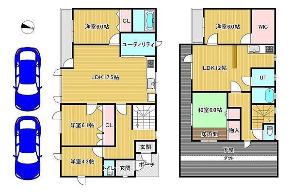 間取りを拡大表示