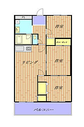 間取図画像 3LDK