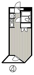 志津リリエンハイム ワンルームの間取図画像