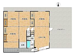 つるやビル2号館 4LDKの間取図画像