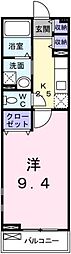 チェリーチ東同心町 2LDKの間取図画像