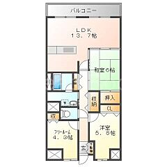 物件の間取り