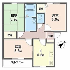 物件の間取り