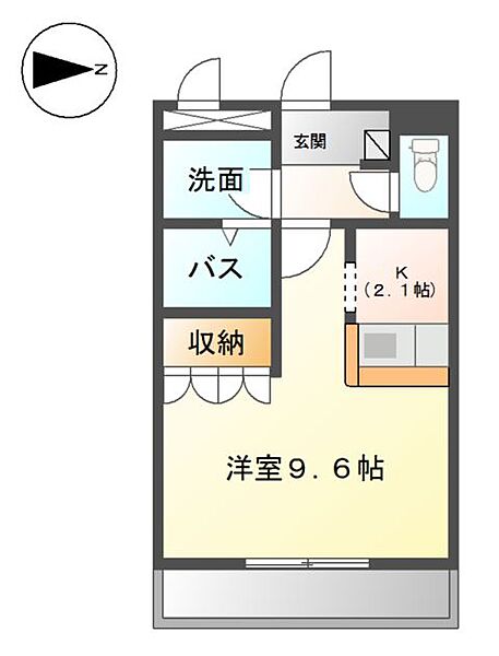 カメリア パレス ｜愛媛県松山市居相5丁目(賃貸アパート1K・1階・31.50㎡)の写真 その2