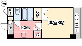 ジョイフル第2山越  ｜ 愛媛県松山市山越1丁目（賃貸マンション1K・3階・24.79㎡） その2