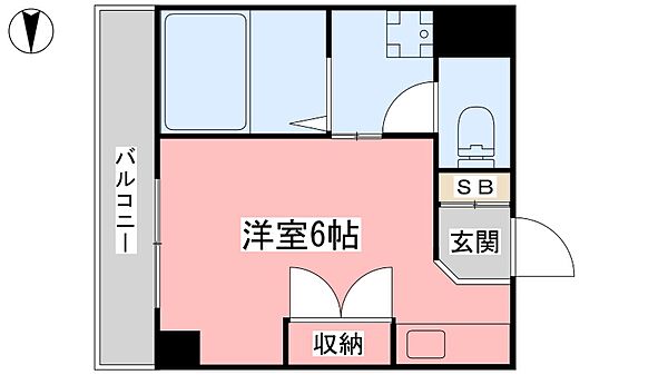 リバーサイドハイツ三原 302｜愛媛県松山市南吉田町(賃貸マンション1R・3階・20.18㎡)の写真 その2