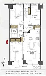 間取図画像 3LDK