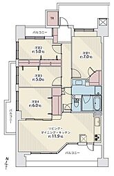 間取図画像 4LDK