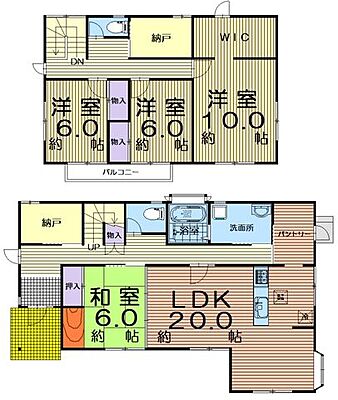 間取り 黒川郡大和町もみじケ丘1丁目　中古戸建