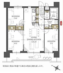 ライオンズシティ榴ヶ岡公園 3LDKの間取図画像
