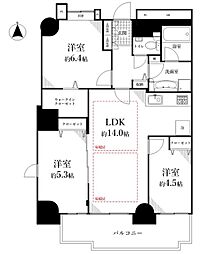 間取図画像 3LDK