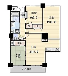 間取図画像 3LDK