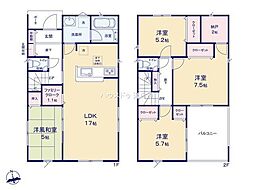 新築戸建　みよし市三好町第21　全4棟　3号棟