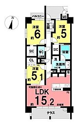 間取図画像 3LDK