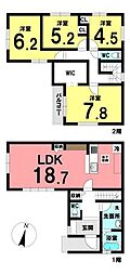 新築戸建 天白区元八事3期 全2棟 1号棟