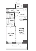 アルファプライム東陽町 808 ｜ 東京都江東区塩浜２丁目25-14（賃貸マンション1LDK・8階・35.10㎡） その2