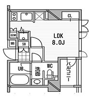 アーデン木場 401 ｜ 東京都江東区木場６丁目10-10（賃貸マンション1R・4階・25.71㎡） その2