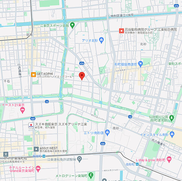 グランクレーア南砂 301｜東京都江東区南砂１丁目(賃貸マンション2LDK・3階・42.65㎡)の写真 その3