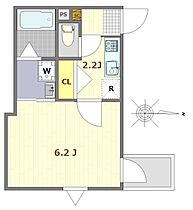 ラフィナート亀戸 203 ｜ 東京都江東区大島２丁目28-7（賃貸アパート1K・2階・20.07㎡） その2