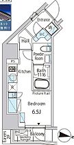 バウスフラッツ品川キャナルサイド 705 ｜ 東京都港区港南２丁目11-3（賃貸マンション1R・7階・22.55㎡） その2