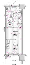 ガーラ・アヴェニュー東大島 15B2-5 ｜ 東京都江東区東砂２丁目11-11（賃貸マンション2K・15階・25.51㎡） その2