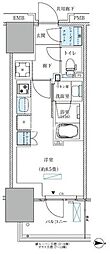 江東区大島4丁目マンション ワンルームの間取図画像