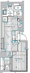 ミライズ錦糸町マーロ 1DKの間取図画像