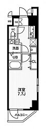 N-stageKameido2 1Kの間取図画像
