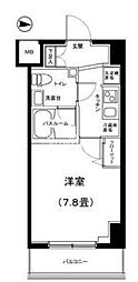 アイルイムーブル亀戸 1Kの間取図画像
