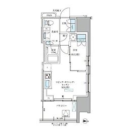 江東区大島4丁目マンション 1LDKの間取図画像