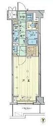 ルーブル亀戸天神前 1Kの間取図画像