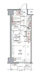 クレヴィスタ亀戸2 1Kの間取図画像